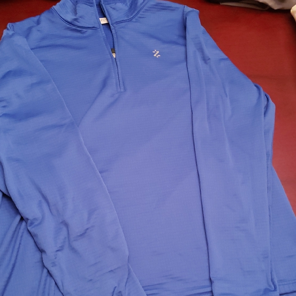 Izod Purple Textured Pullover